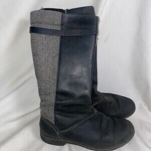 Eddie Bauer equestrian boots Trace Leather Riding Moto Waterproof women 11
